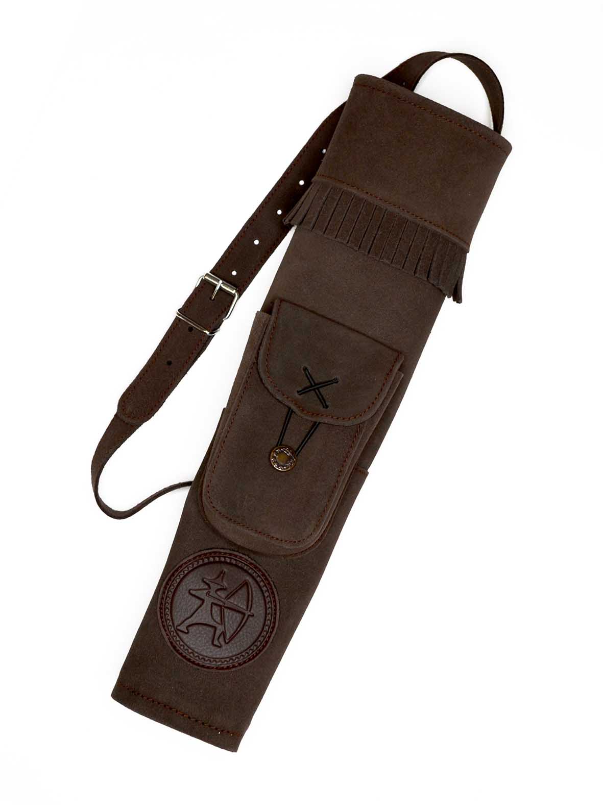 Rückenköcher Kinder braun