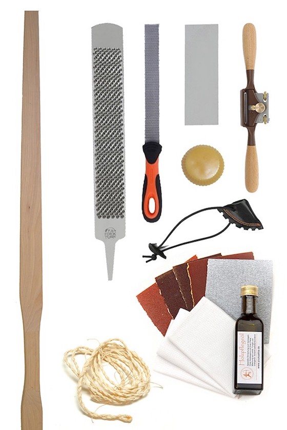 Bogenbauset Hickory Rohling