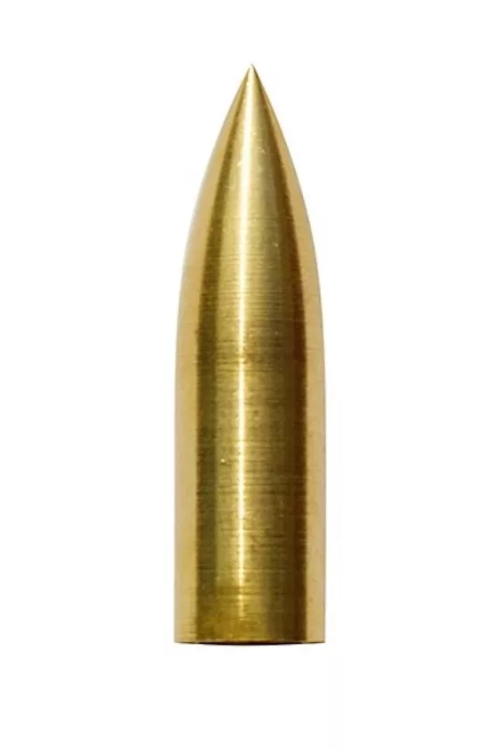 Schraubspitze 5/16" Messing Bullet long parallel