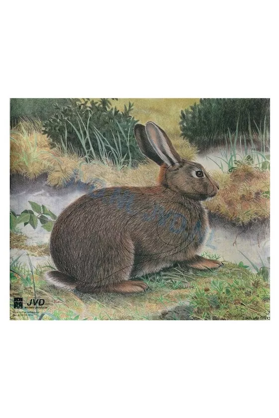 Zielscheibenauflage Tierbild Kaninchen